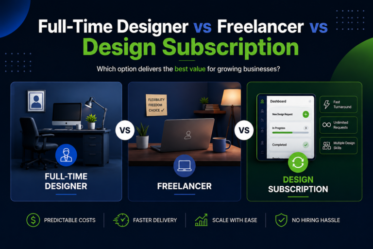 Design Subscription vs Hiring a Designer: Which Actually Saves Money in 2026?